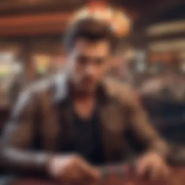 Conceptual image depicting psychological aspects influencing players in Deuces Wild Casino