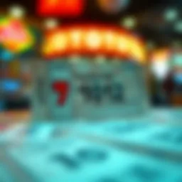 Visual representation of various lottery ticket types