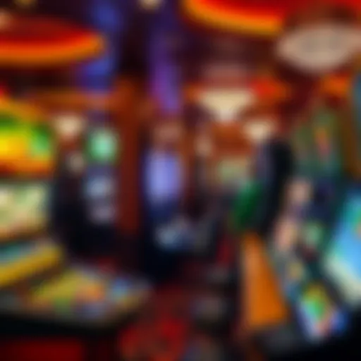 Casino floor showcasing a variety of games
