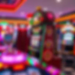 A vibrant BC slot machine showcasing its colorful design and unique features.