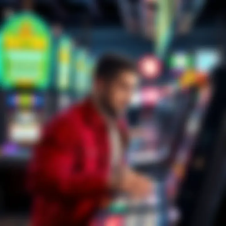 Player Strategies for Slot Machines Player analyzing slot machine strategies
