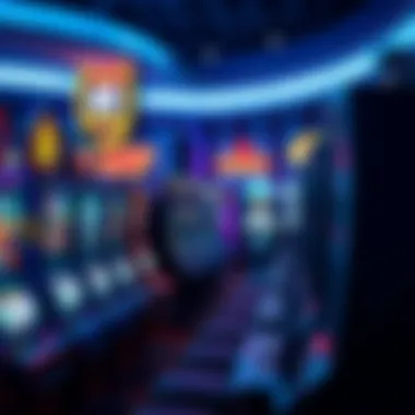 Diverse selection of slot machines available at the casino