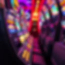 Close-up of the Buffalo Keno Machine displaying vibrant graphics