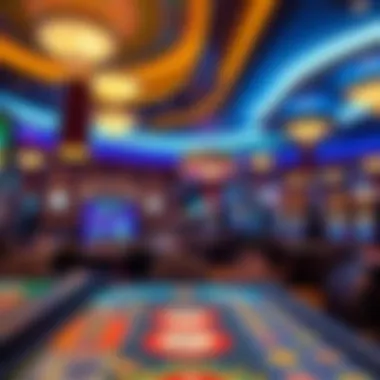 Luxurious Gaming Experience at Clearwater River Casino Interior view of Clearwater River Casino showcasing gaming tables