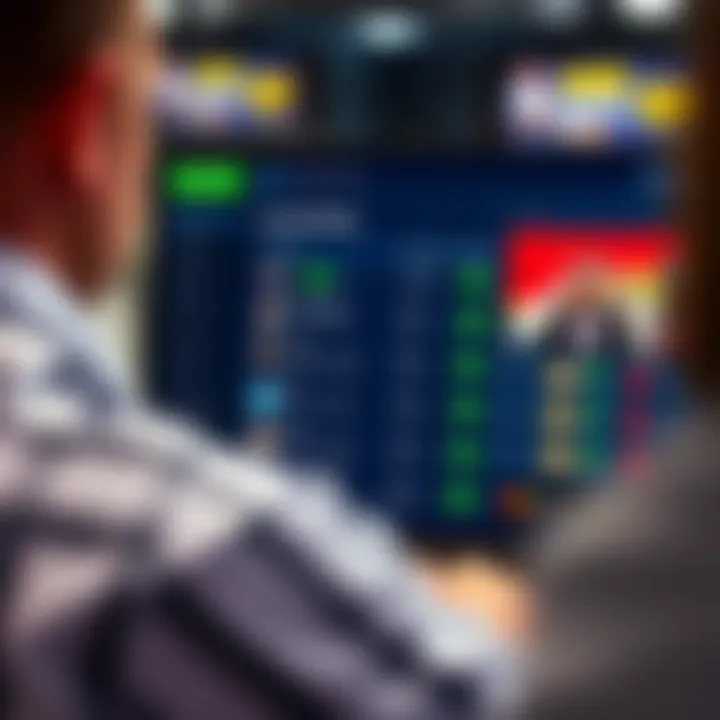 Navigating the Fanduel Betting Interface Fanduel betting interface showcasing selection options