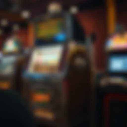 Vintage full-size slot machine showcasing intricate mechanical design