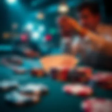 Infographic illustrating common poker strategies and tactics