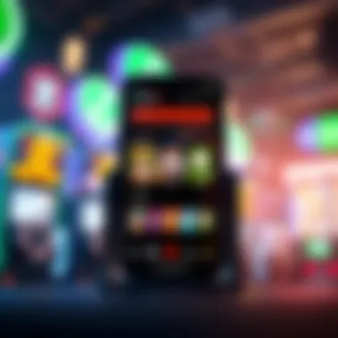 Real Money Gaming App Interface Visual representation of real money gaming app interface