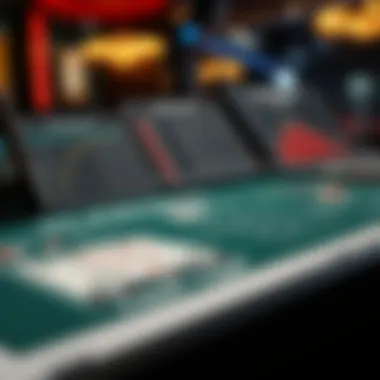 An illustration of blackjack strategy charts and statistics