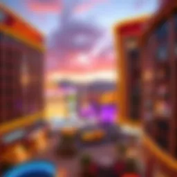 A stunning view of a budget-friendly hotel in Las Vegas