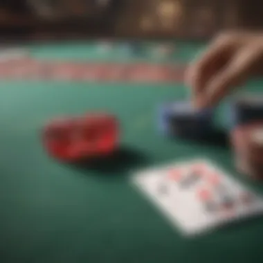 Strategic gameplay scenario in blackjack