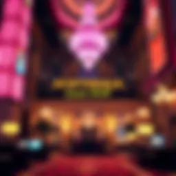 Luxurious casino hotel lobby in Scottsdale