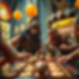 Dynamic gameplay of Caveman Keno emphasizing strategy