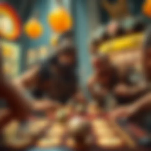 Dynamic gameplay of Caveman Keno emphasizing strategy