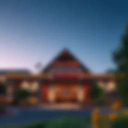 Exterior view of a Colville Tribal Casino showcasing architectural style