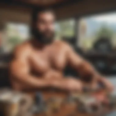 Imagery depicting the lavish lifestyle associated with Bilzerian