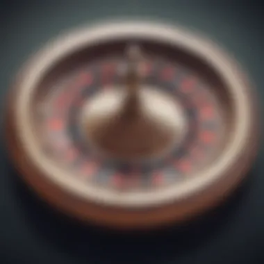 A vibrant roulette wheel crafted from everyday materials