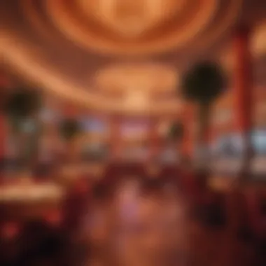 The vibrant nightlife scene at Wynn Hotel Las Vegas, featuring dazzling lights and atmosphere.