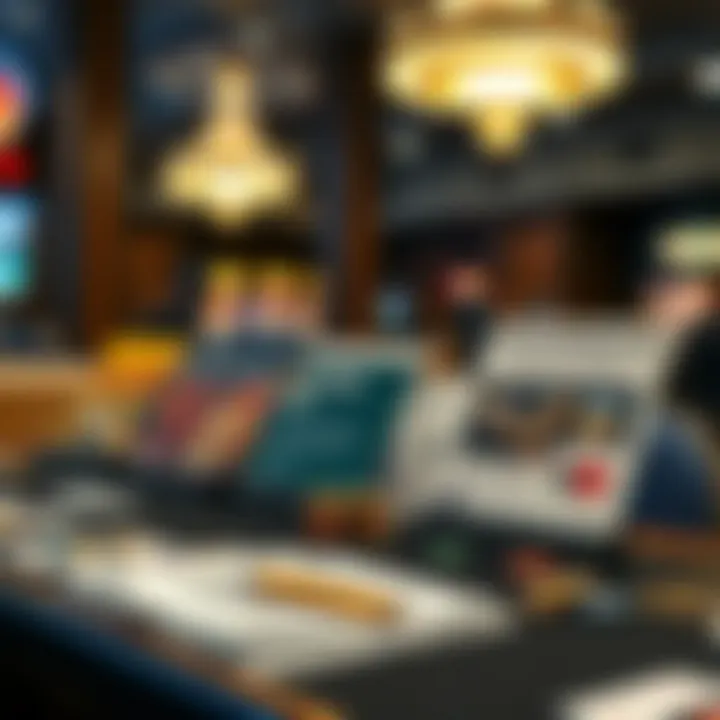 Promoting Responsible Gambling Practices Resources and literature on responsible gambling displayed on a table, promoting safe play.