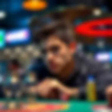 Strategic Decision Making in Betting A thoughtful individual contemplating a betting decision, emphasizing mental engagement in gaming.