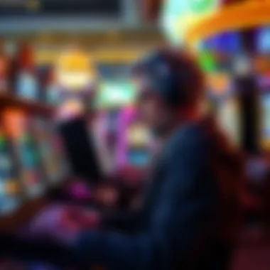 User Engaging with Game of Thrones Online Slots User engaging with Game of Thrones online slots