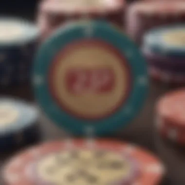 Aesthetic Appeal of High-End Poker Chips A vibrant arrangement of various high-end poker chips highlighting their aesthetic appeal.