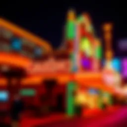 The vibrant exterior of an iconic Las Vegas casino