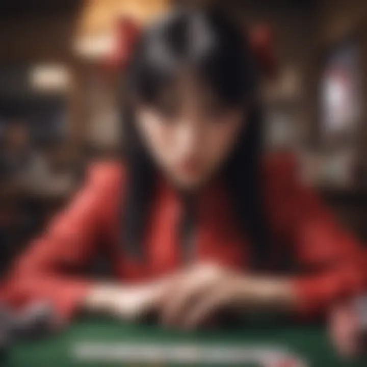 A strategic card game reflecting psychological battles in Kakegurui