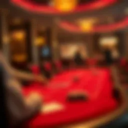 Engaging live blackjack table setup