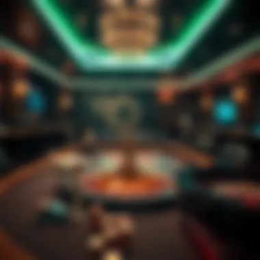 Live dealer roulette table setup