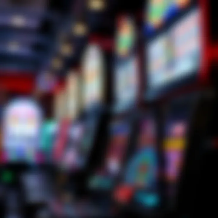 Cultural depiction of gambling environments featuring loose slot machines.