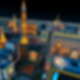 Aerial view of Las Vegas strip showcasing new landmarks