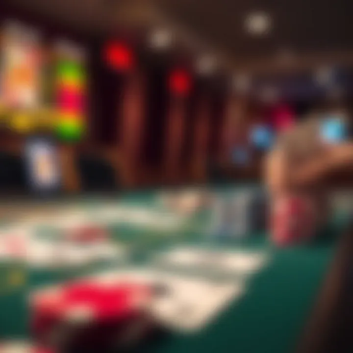 Key Strategies for High Card Poker Strategic elements of High Card Poker highlighted on a board