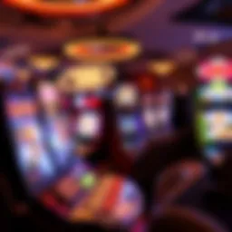 Vibrant slot machine display on Facebook