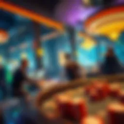 Dynamic RPG casino gameplay scene