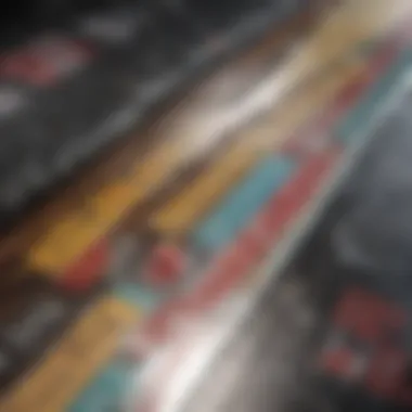 A close-up view of a scratch-off ticket being scratched, revealing potential prizes underneath.