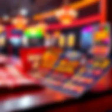 The Allure of Scratch Tickets Vibrant scratch tickets displayed on a table, enticing players