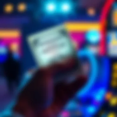 The Thrill of Winning Close-up of a hand revealing a winning scratch ticket