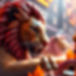 Symbolic representation of Simba Slots mechanics