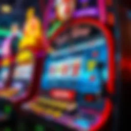 An intricate design of a slot machine