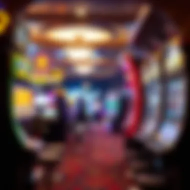Diverse Gaming Machines at Station Casino Interior gaming floor filled with diverse gaming machines