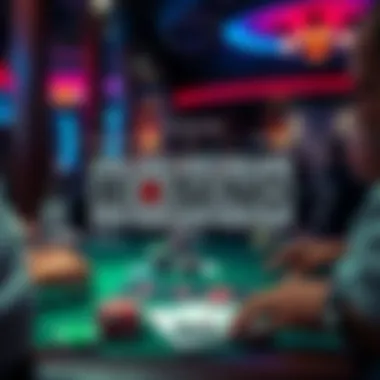 A strategic diagram illustrating poker strategies