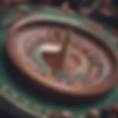 A sophisticated live roulette table with high-tech betting interface