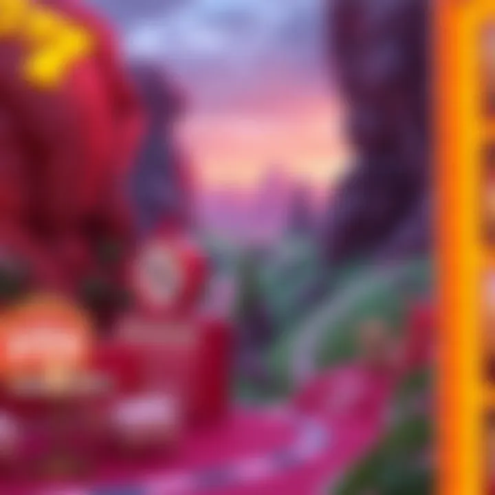 A digital landscape representing player strategies in online slots