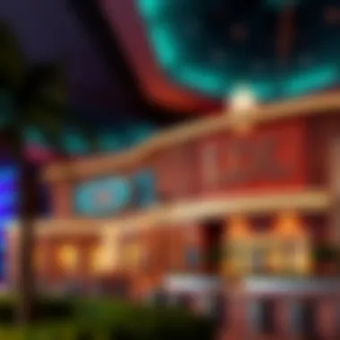 Architectural Design of LDL Casino Architectural design of the LDL Casino highlighting its unique features