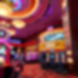 Luxurious interior of the LDL Casino showcasing vibrant gaming areas