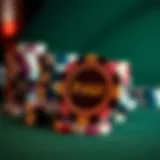 Elegant poker chips showcasing quality craftsmanship