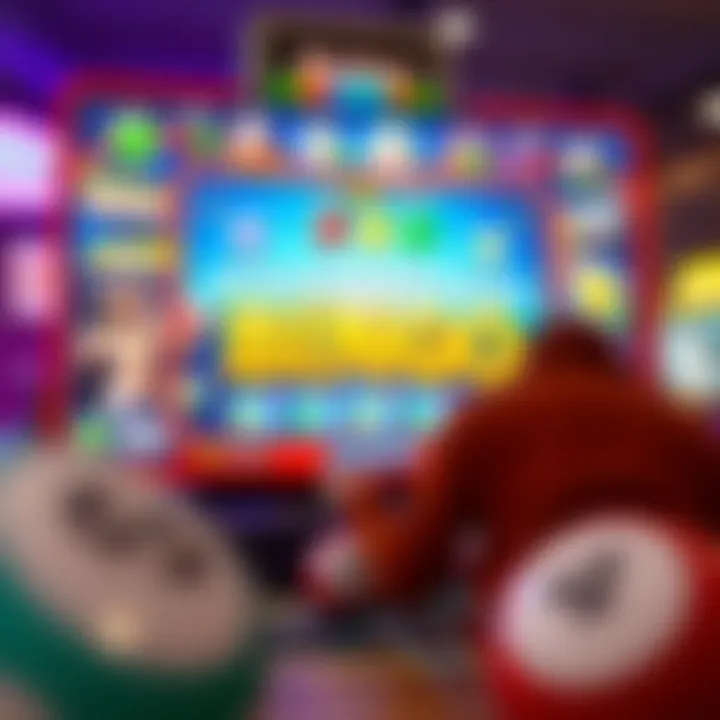 Engaging Online Bingo Gameplay Vibrant online bingo interface showcasing a game in progress