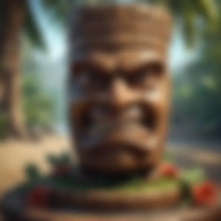 Symbolic representation of Tiki culture in slot design