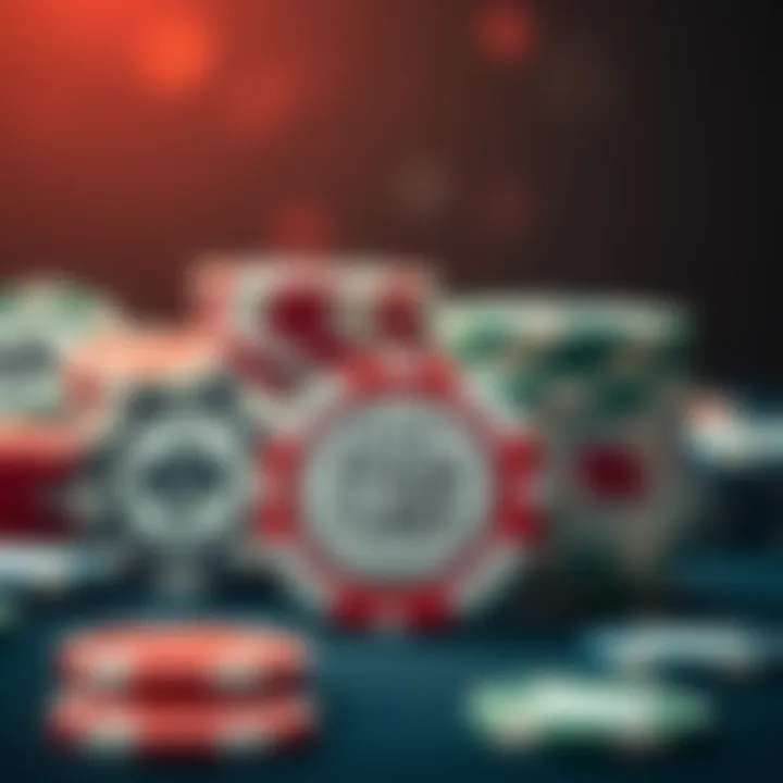 A collection of humorous poker chips with diverse designs